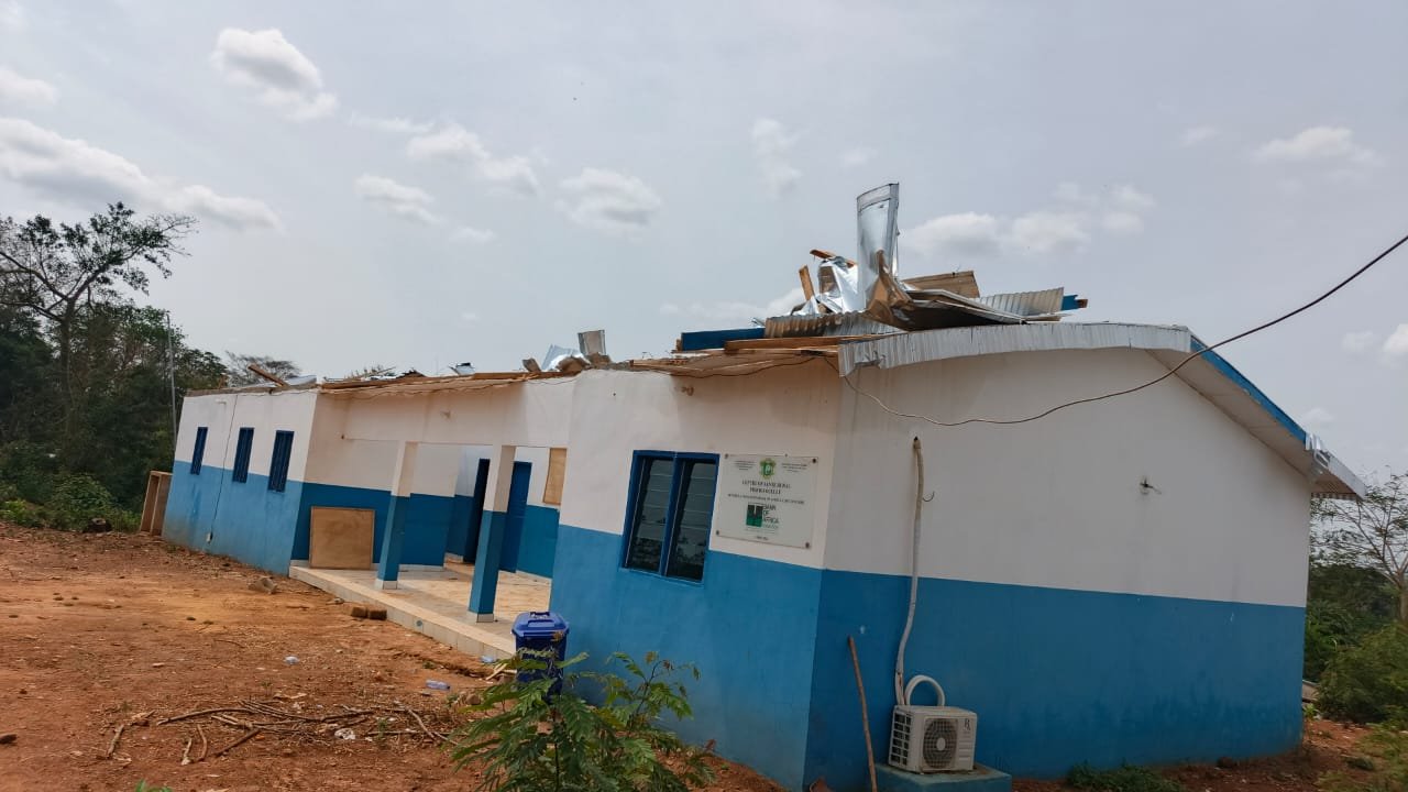 CIV/Région de l’Iffou: 186 maisons décoiffées, les populations de Ouellé-Prikro dans le désarroi après une tornade dévastatrice