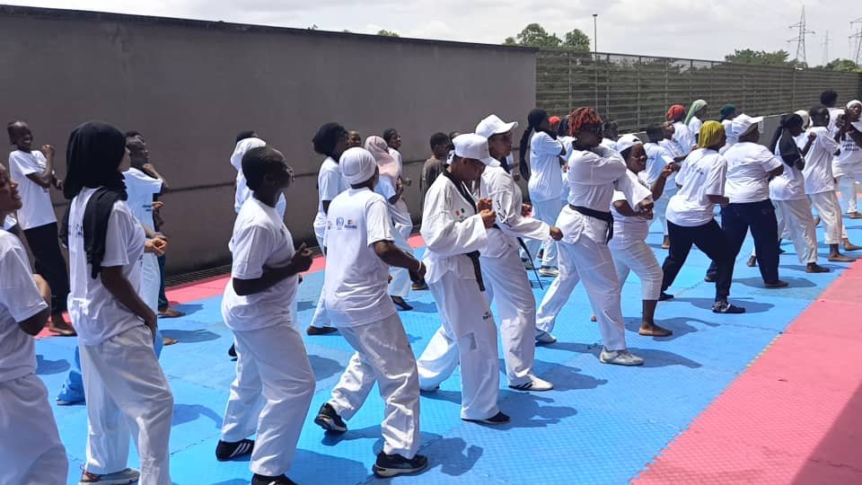 CIV/JIF 2025: Le taekwondo, un levier d’émancipation de la femme… une séance de Taebo (danse) exécutée