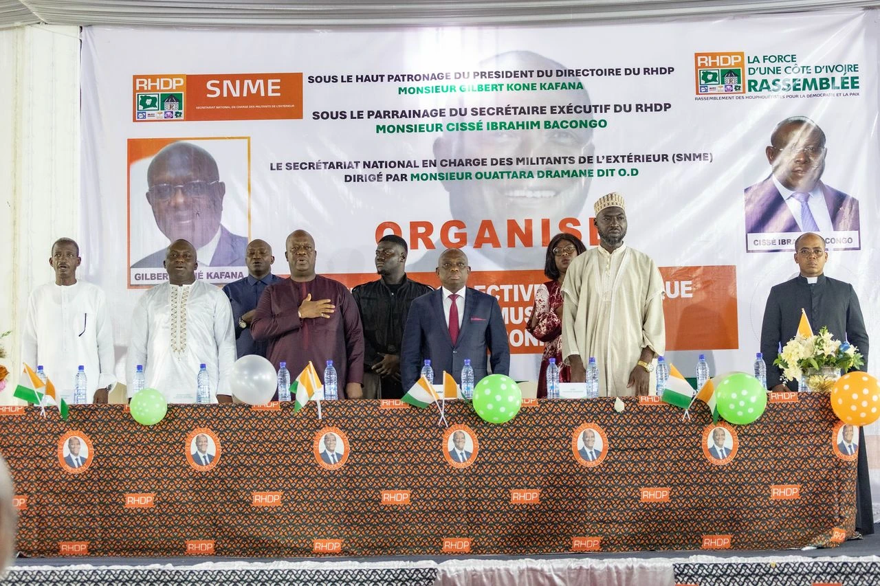 Gabon : 3ème édition de la Rupture collective,  ce que Ouattara Dramane dit OD a confié aux militants RHDP de Libreville