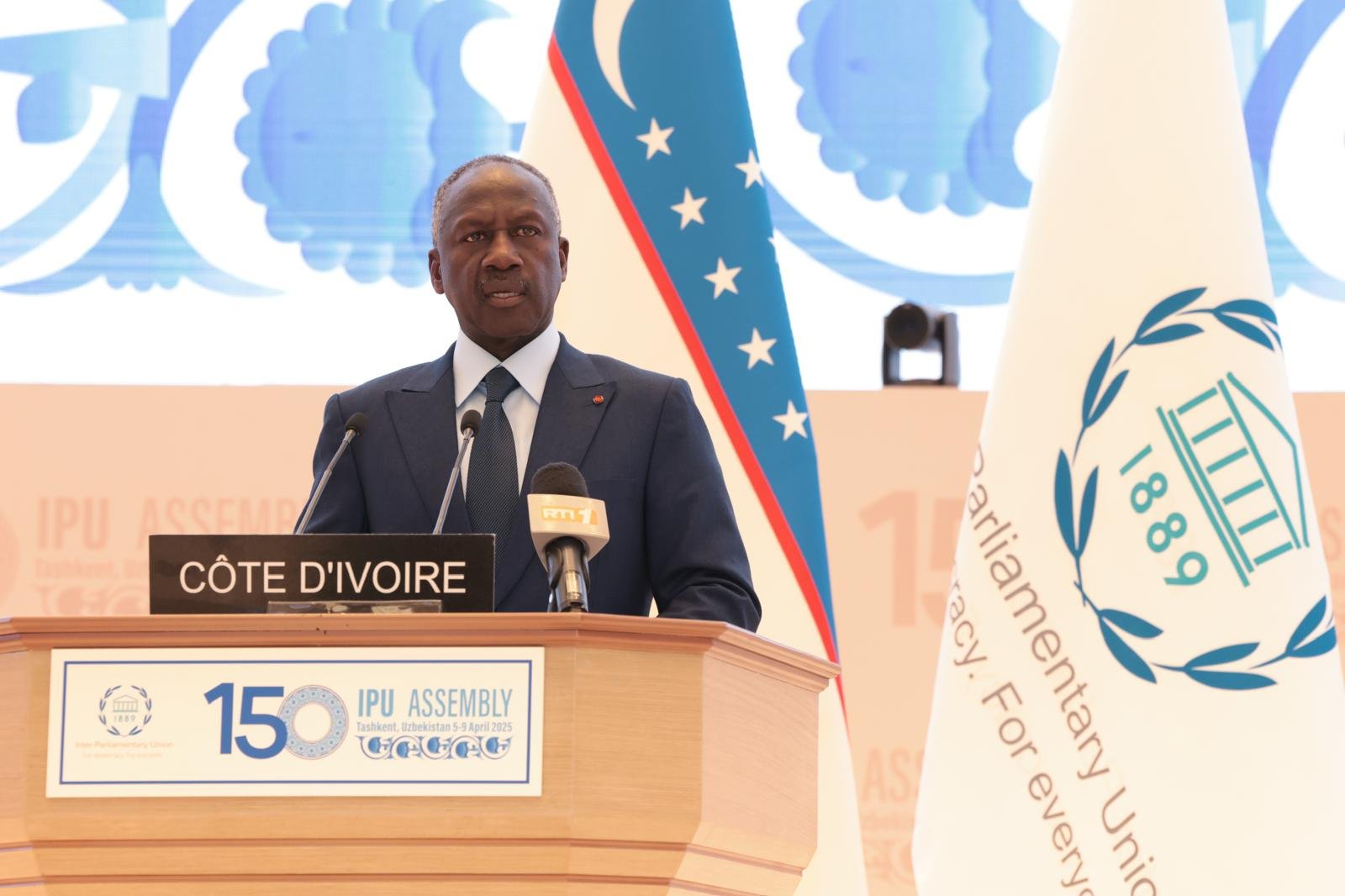 150ᵉ Assemblée de l’UIP : Adama Bictogo appelle ses pairs à "légiférer en faveur de l’accès équitable à l’éducation, à l’emploi, à la dignité humaine…"