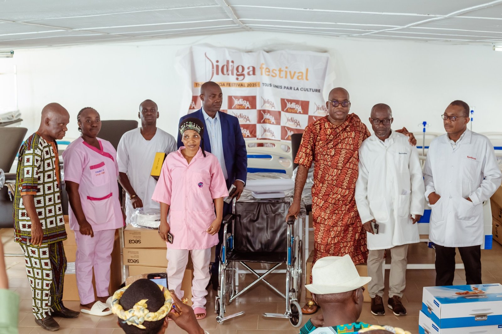 Côte d’Ivoire, DIDIGA FESTIVAL à Yacolidabouo, du matériel médical d’une valeur de 13 Millions FCFA offert au centre de santé par la CIPREL