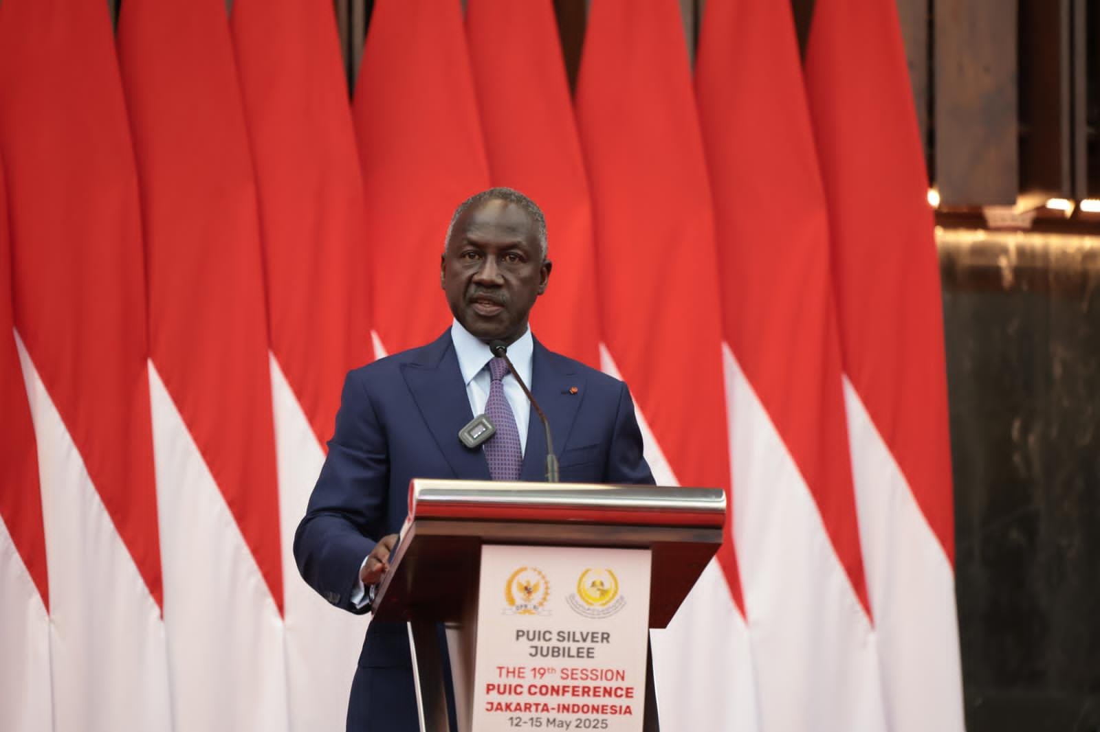 19ᵉ Conférence de l’UPCI: Depuis Jakarta, Adama Bictogo rappelle la «Déclaration d’Abidjan»