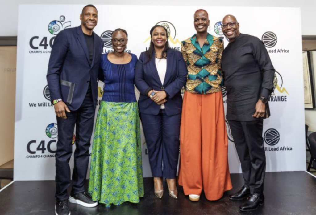 Des leaders africains du sport à l’honneur lors du lancement de Champs for Change et du livre We Will Lead Africa à Johannesburg
