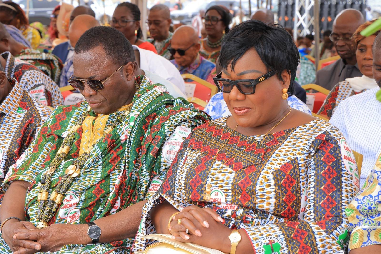Culte d'action de grâce de Bishop Séraphin Anoh Moudé : Anne Ouloto et Danho Paulin prient pour l’amour en Côte d’Ivoire