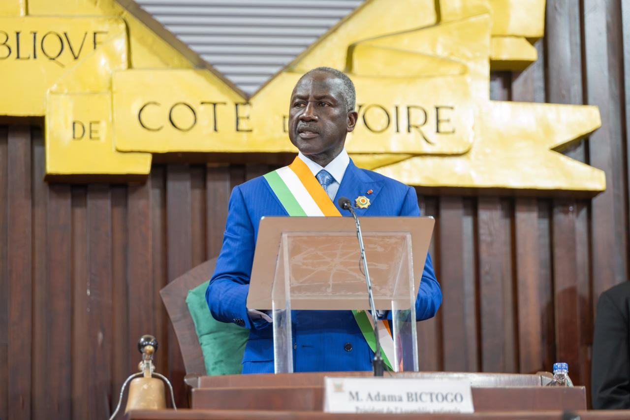 CIV/Ouverture de la 2e session ordinaire 2025 : Adama Bictogo rappelle les paroles de l’hymne national aux députés