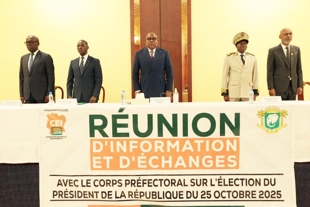 Côte d’Ivoire : Opérationnalisation de la Présidentielle, la CEI échange avec le corps préfectoral à Yamoussoukro