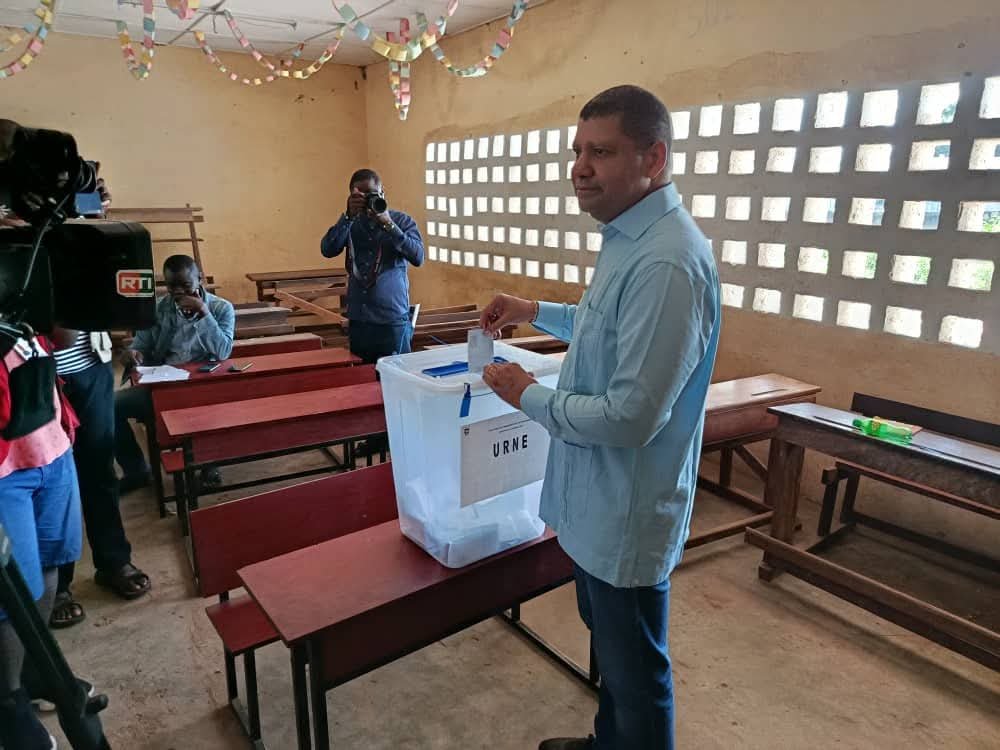 Côte d’Ivoire : Elections présidentielles, le Candidat Jean Louis BILLON après son vote à Dabakala se dit confiant