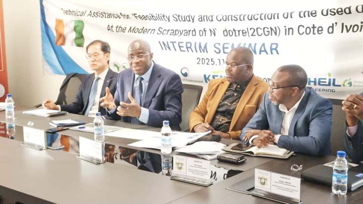CIV/Construction du centre de traitement et recyclage d’huile usagée de N’Dotré : L’étude de préfaisabilité présentée