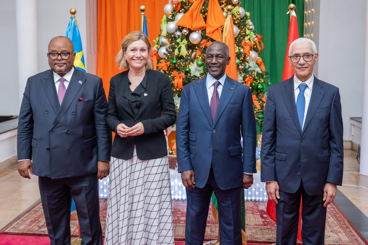 Rencontre de haut niveau après l’investiture de Ouattara: Les présidents des Assemblées de France, du Maroc et de la RDC échangent Adama Bictogo