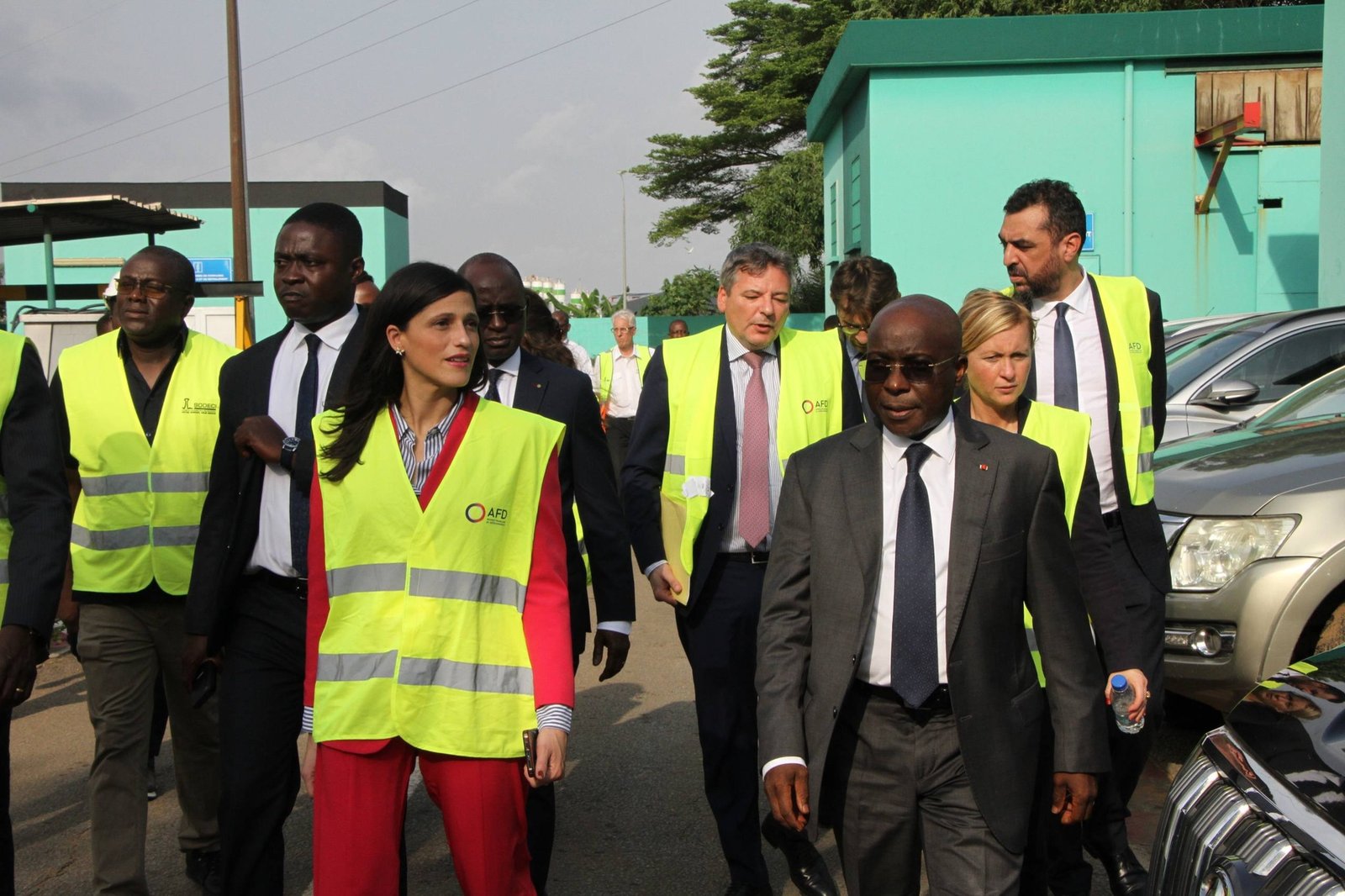 Côte d'Ivoire : Une délégation de l’AFD en visite sur le site de traitement des eaux usées de Koumassi