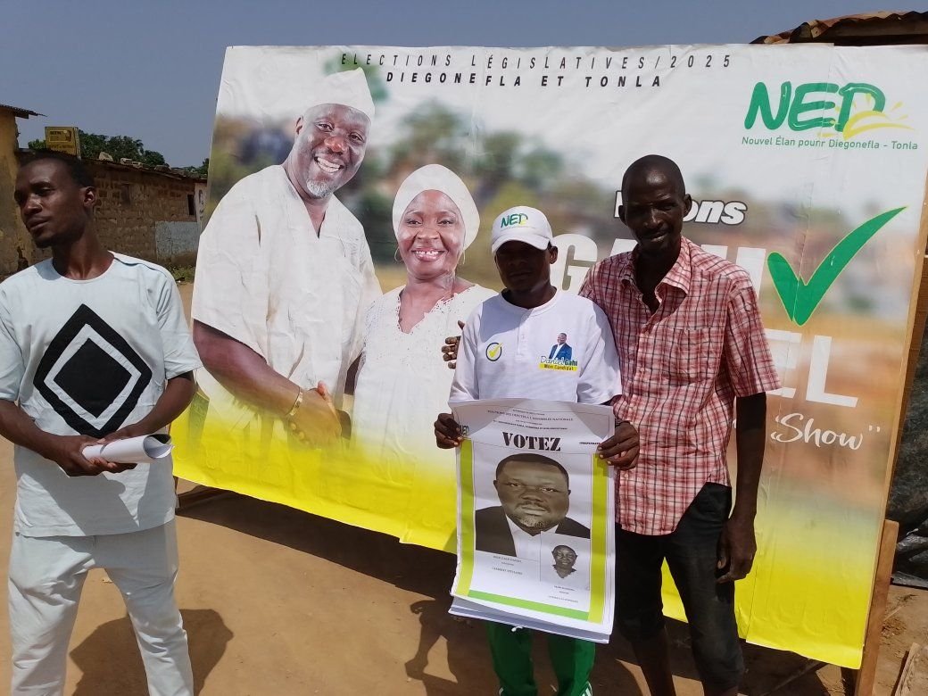 Côte d’Ivoire : Diégonéfla en effervescence, Gahi Dehi Daniel réussit une entrée remarquée aux législatives 2025