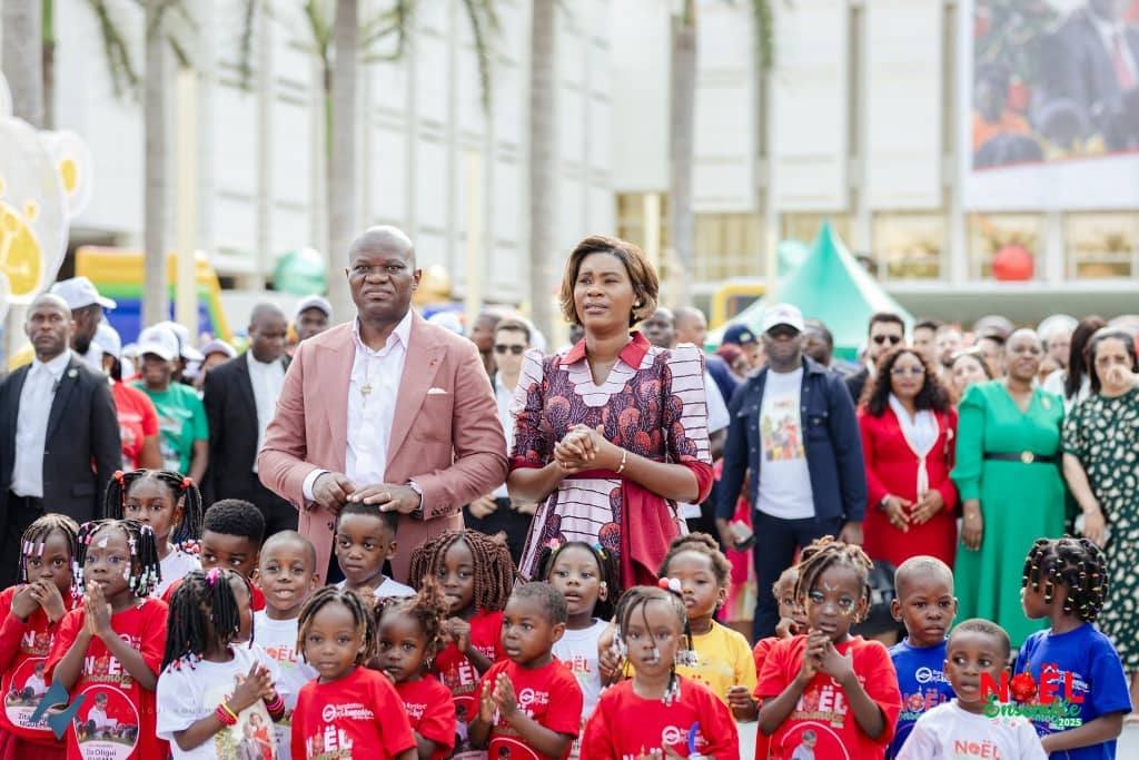 Magie de Noël au Gabon : Le couple Oligui procure de la joie à des milliers d’enfants