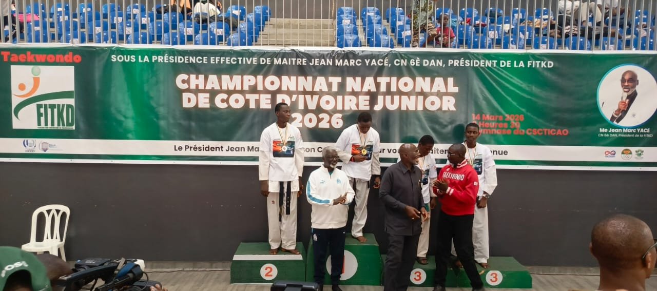 Côte d’Ivoire : Taekwondo, de nouvelles pépites révélées grâce au Championnat national junior