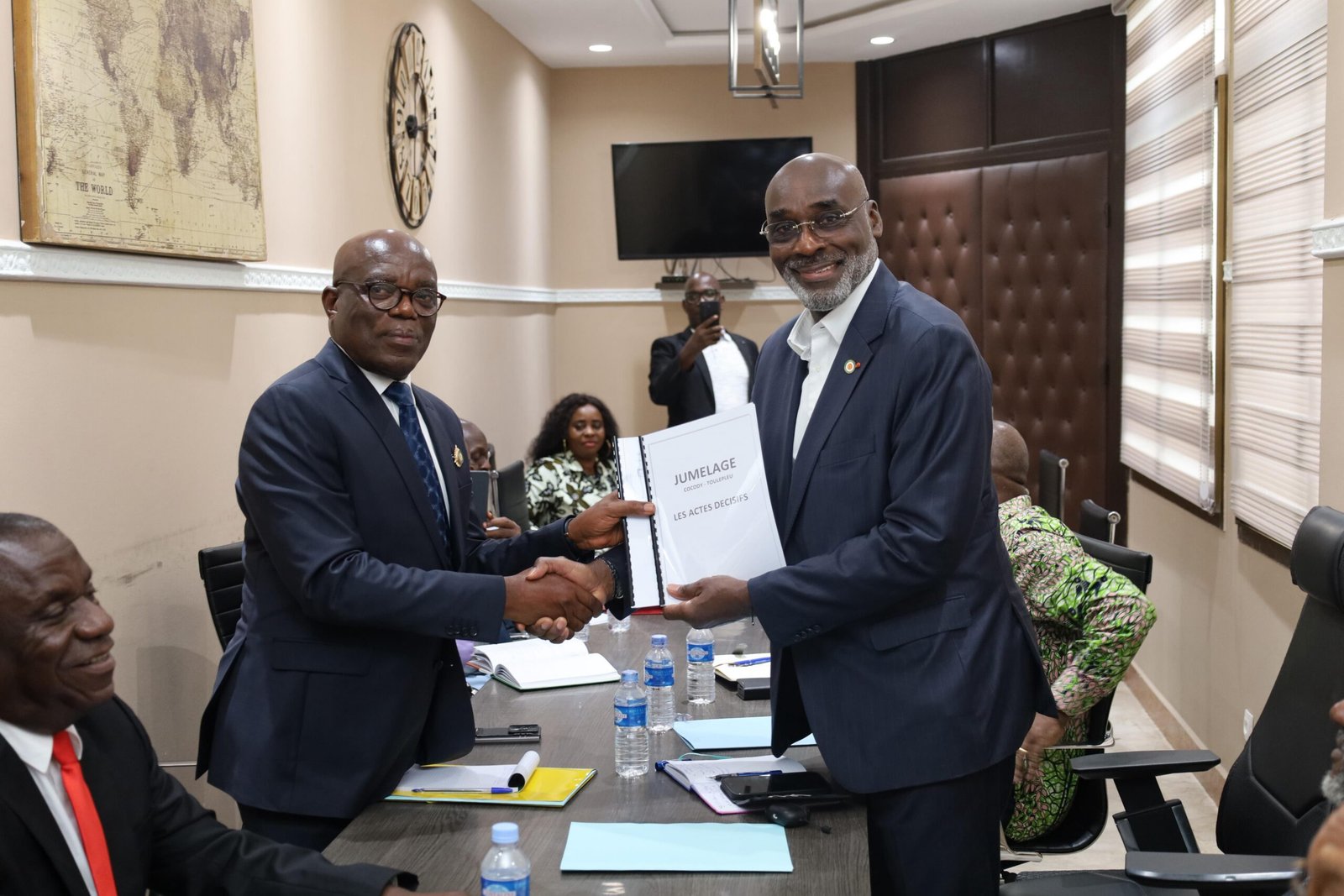 Abidjan: Jean-Marc Yacé et Denis Kah Zion relancent le jumelage Cocody-Toulepleu
