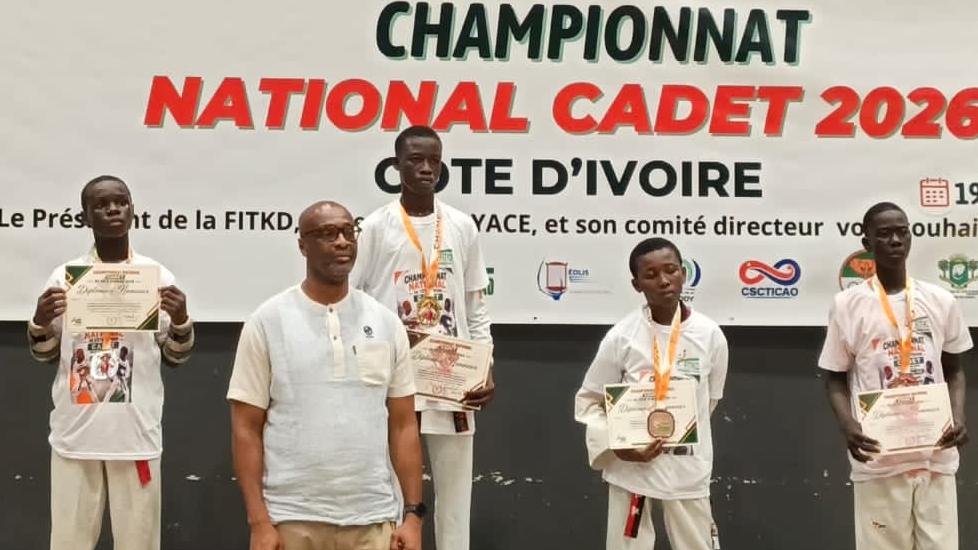 Côte d’Ivoire : Taekwondo, Koumassi domine le Championnat National Cadet 2026