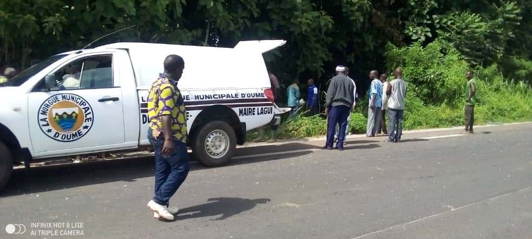 Oumé: Ce matin de la fête d’Ascension, un homme tué par un véhicule qui évitait un chien