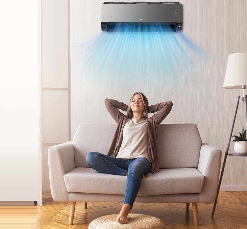 Le climatiseur LG Artcool offre un fonctionnement silencieux et économe en énergie avec UVnano