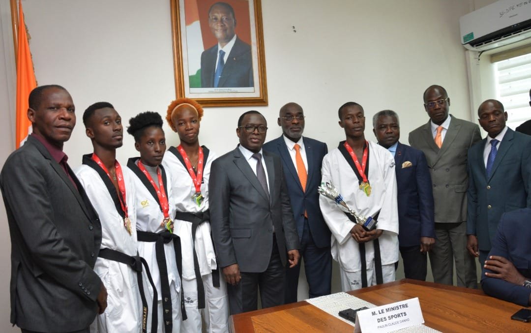 Sports à l’international 2022: Félicitant les athlètes médaillés, Danho Paulin veut une Côte d’Ivoire dignement représentée aux JO 2024