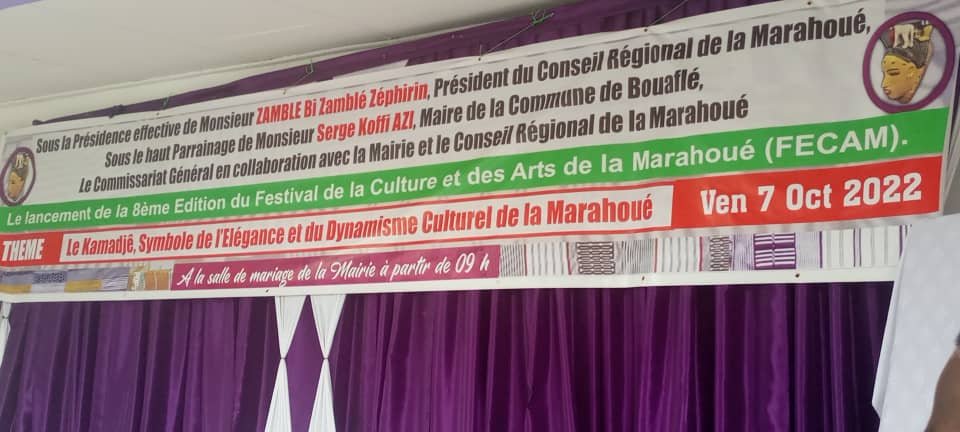 8e FECAM de Bouaflé : Plus de 8000 festivaliers attendus, Dr Léhié Bi immortalisé