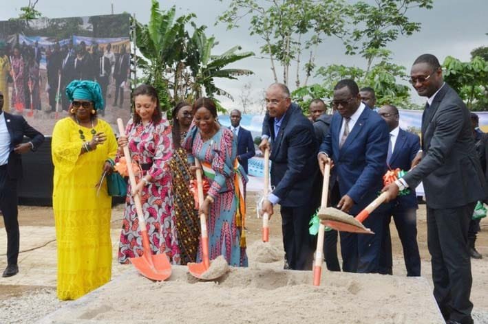 Côte d’Ivoire: Patrick Achi a lancé les travaux de construction de piscines olympiques à Abidjan, depuis Abobo