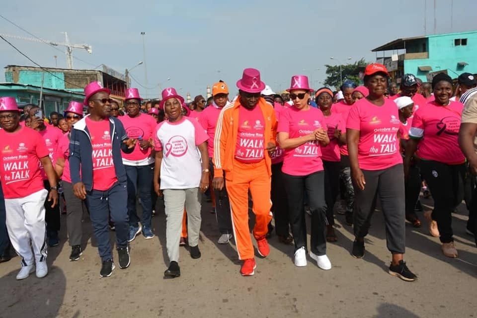 Octobre rose 2022/Lutte contre le cancer du sein: Les ministres Kandia, Danho et Demba marchent à Abobo