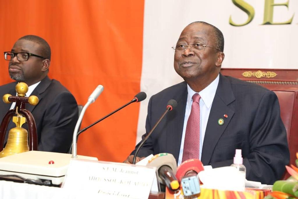 Sénat: Hommage d’Ahoussou Jeannot à Koumoué Koffi et au Pdci, réaction de Bassy-Koffi