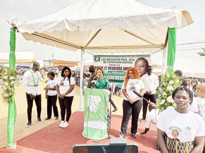 Rentrée politique de la délégation PDCI Yopougon Centre : Dr Euphrasie N'guessan démontre sa force de mobilisation