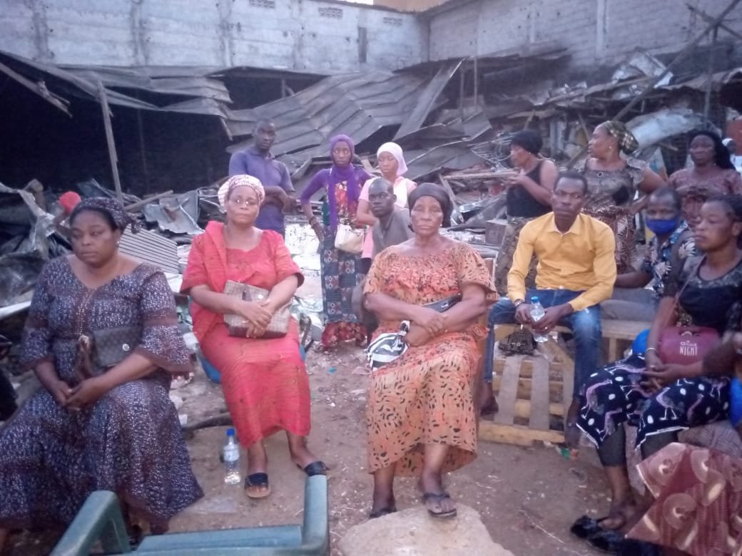 Adjamé : La mairie rase un marché et met des femmes du vivriers dans la détresse