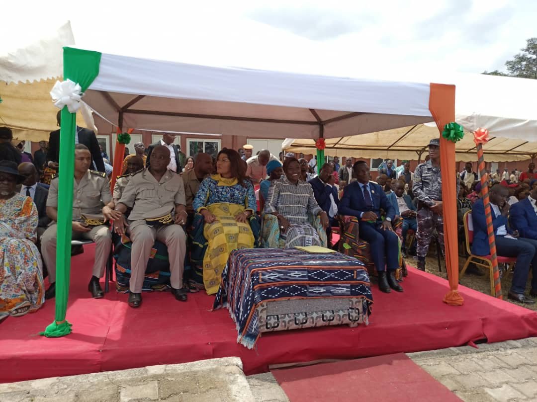 Gagnoa: Mariatou Koné inaugure un collège à Ouragahio, le DRENA soulève tous les problèmes de l’école dans le Gôh