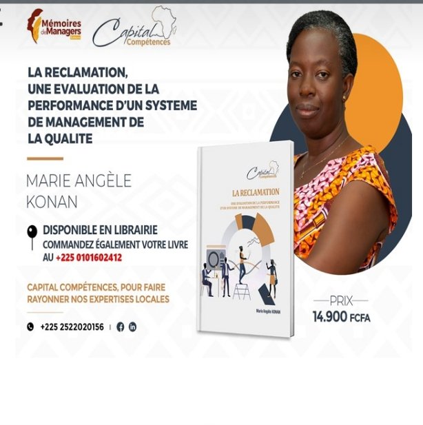 Dédicace livre d'entreprises: Marie Angèle Konan présente "LA RÉCLAMATION…''