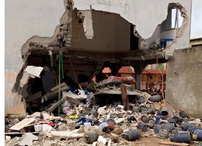 Bimbresso (Songon): Une explosion d’un point de vente de bouteilles de gaz a fait 2 blessés graves, ce mardi 4 avril 2023