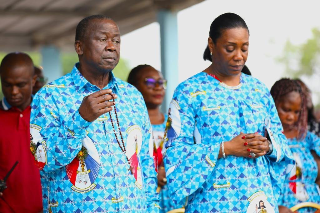 Célébration dela Divine Miséricorde à Raviart : Jeannot Ahoussou-Kouadio appelle au pardon et à préservation de la Paix