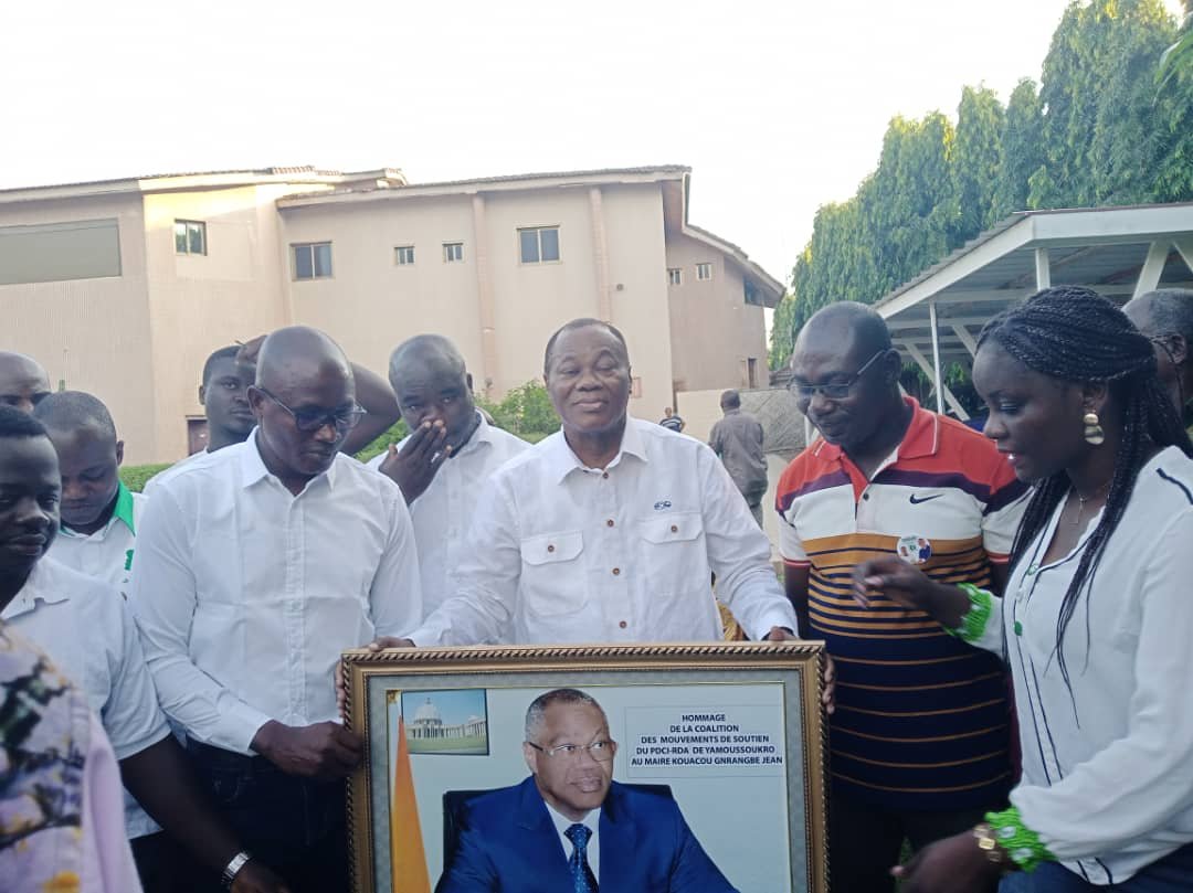 Pdci-Rda Yamoussoukro : Pour son sens élevé de l'intérêt du parti, la Coalition des mouvements de soutien rend hommage à Gnrangbé Jean