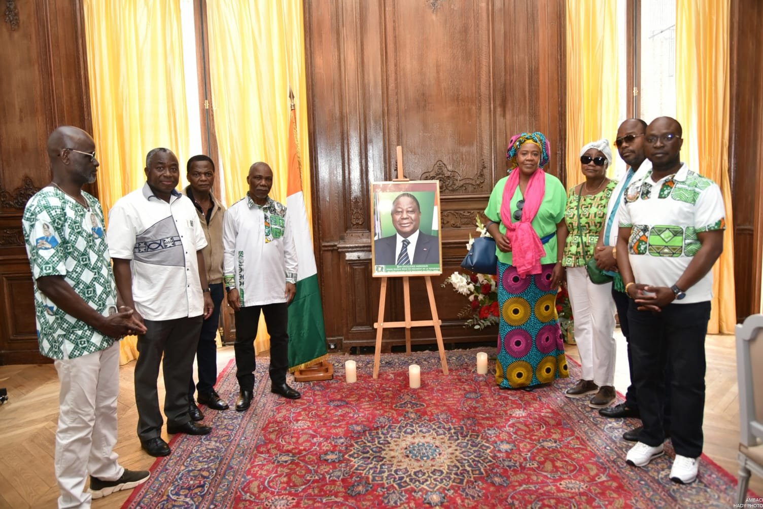 Décès du président Bédié: Le  PDCI RDA Paris IDF, dans la douleur, s’est recueilli à l'ambassade de Côte d'Ivoire à Paris