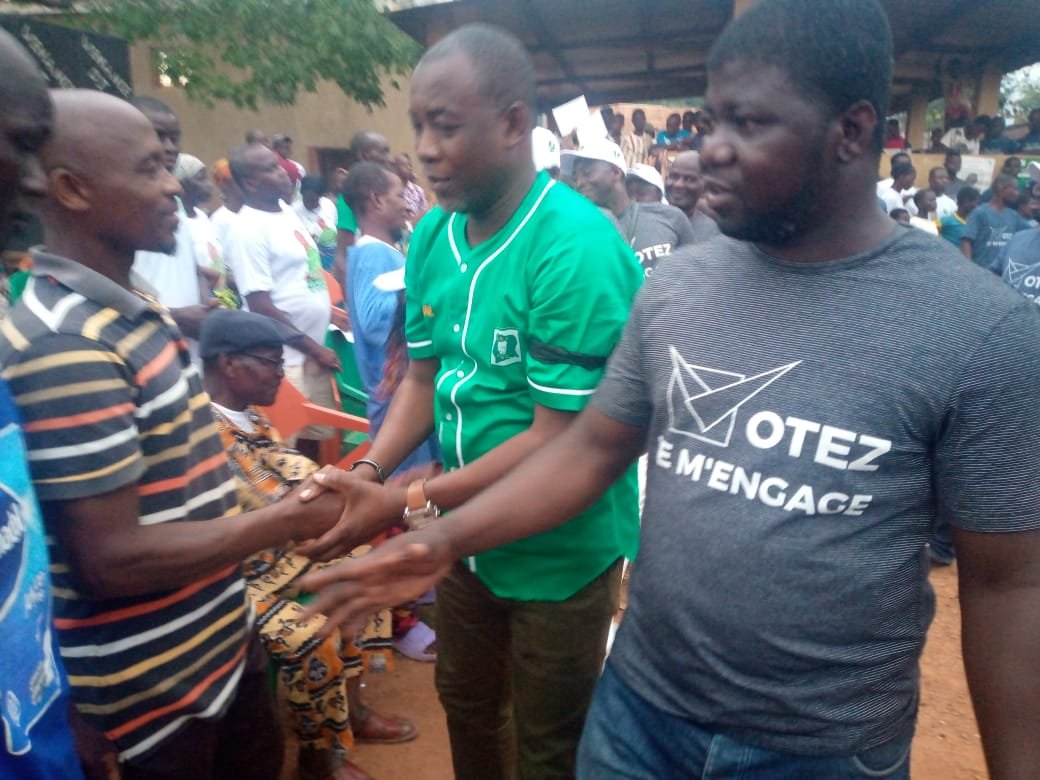 Ouellé / Municipales 2023 : Innocent Yao "vend" Dr Ya Raphaël et exhorte ses parents à voter pour honorer la mémoire de Bédié