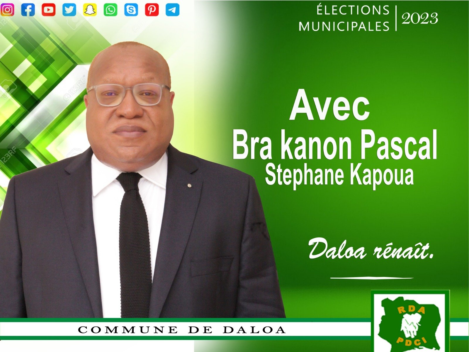 PDCI/Décédé le 12 août 2023: Stéphane Bra-Kanon sera inhumé le samedi 23 septembre 2023 (Programme)
