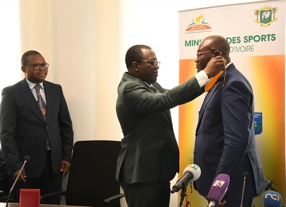 Ministère des sports et du cadre de vie: Danho Paulin parle d'Alassane Ouattara et passe le témoin à Metch