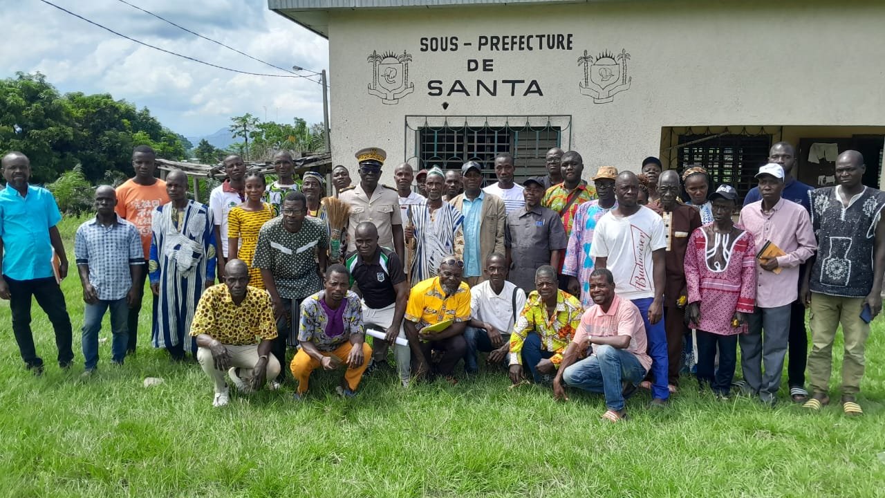 Biankouma : Après le projet "Un résident, un hectare de riz ou de mais", le Sous-préfet de Santa initie " le concours du plus beau cadre de vie"