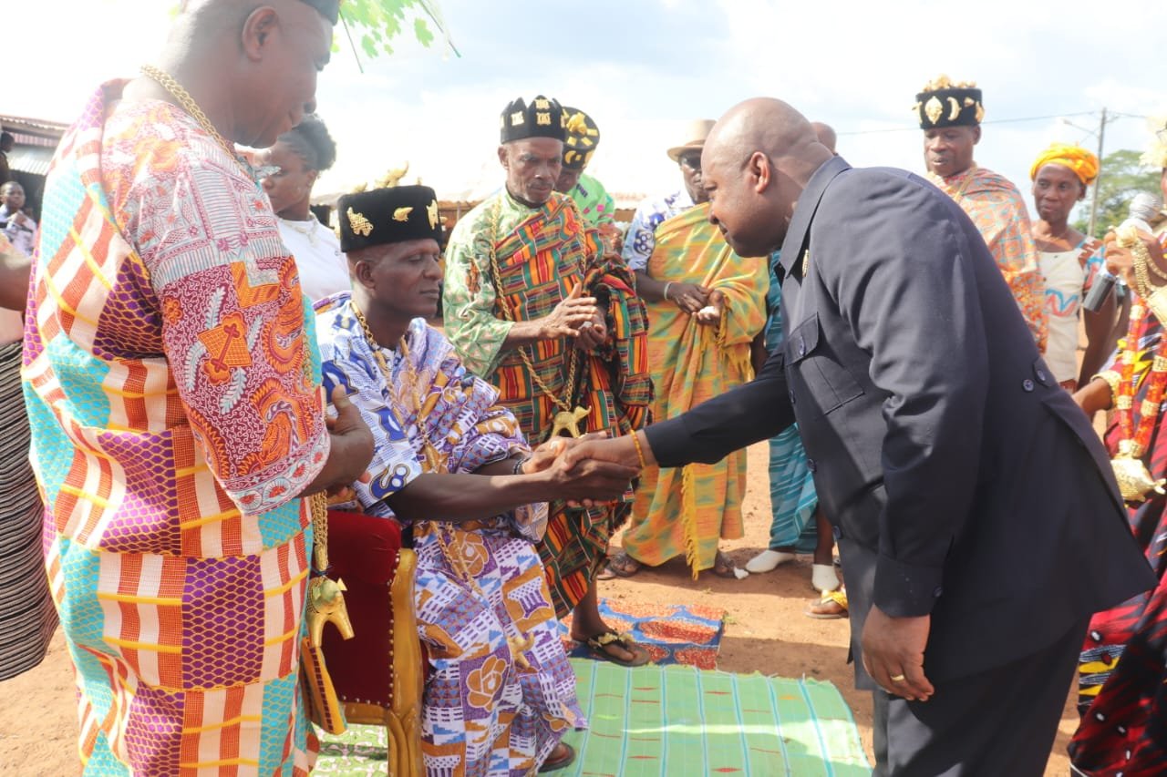 Région du Cavaly/Bloléquin: Le député Akoto Olivier a parrainé l'investiture du Chef central des Akans, Nanan Kouamé Marcel