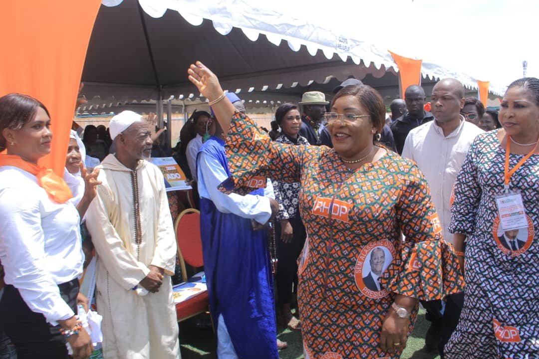 Côte d'Ivoire: "Notre candidat pour la présidentielle 2025 est bel et bien Alassane Ouattara", selon Harlette Badou (Pdte UF-RHDP)