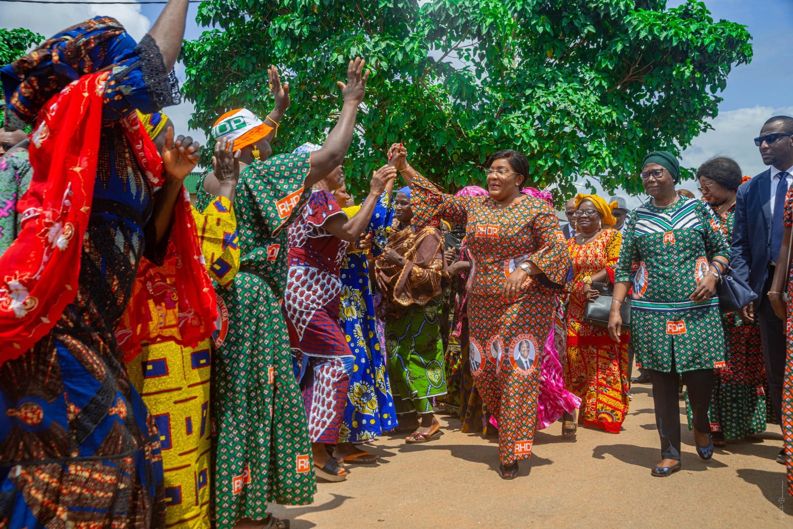 En meeting à Bouaflé/Harlette Badou aux femmes: "Le Président Ouattara a redoré le blason du pays, il faut savoir lui dire merci"
