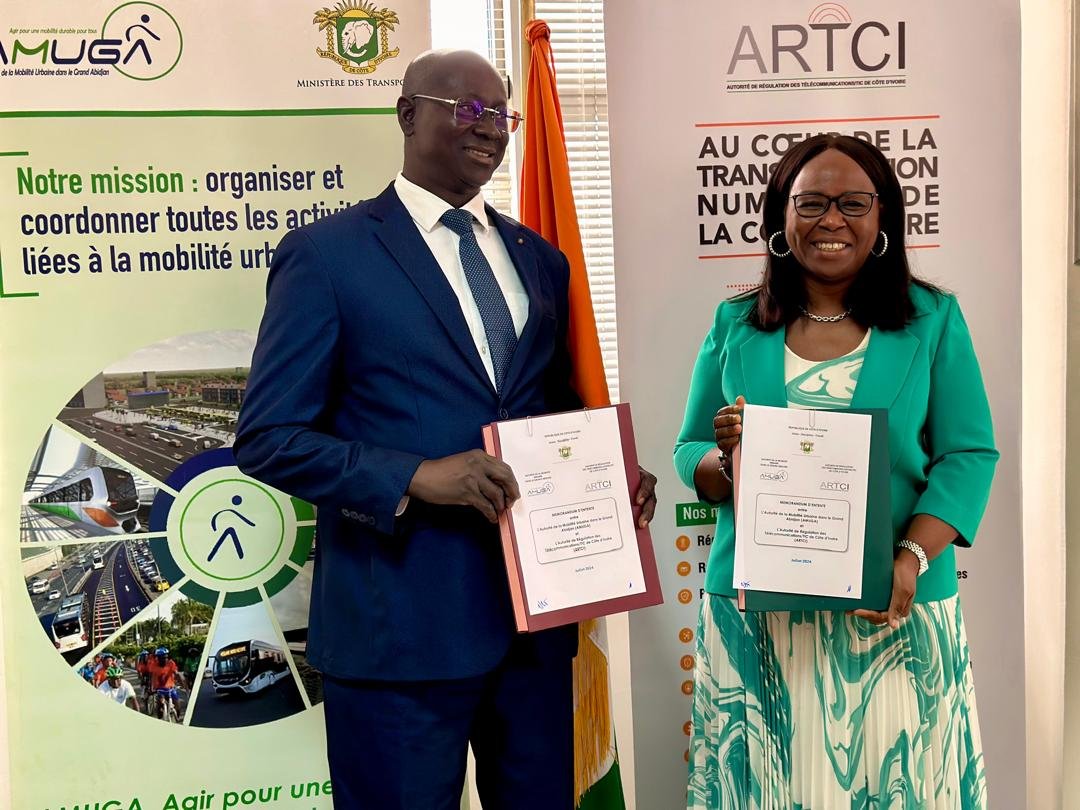 Transport dans le Grand Abidjan et développement technologique: L’Artci et l’Amuga unissent leurs forces
