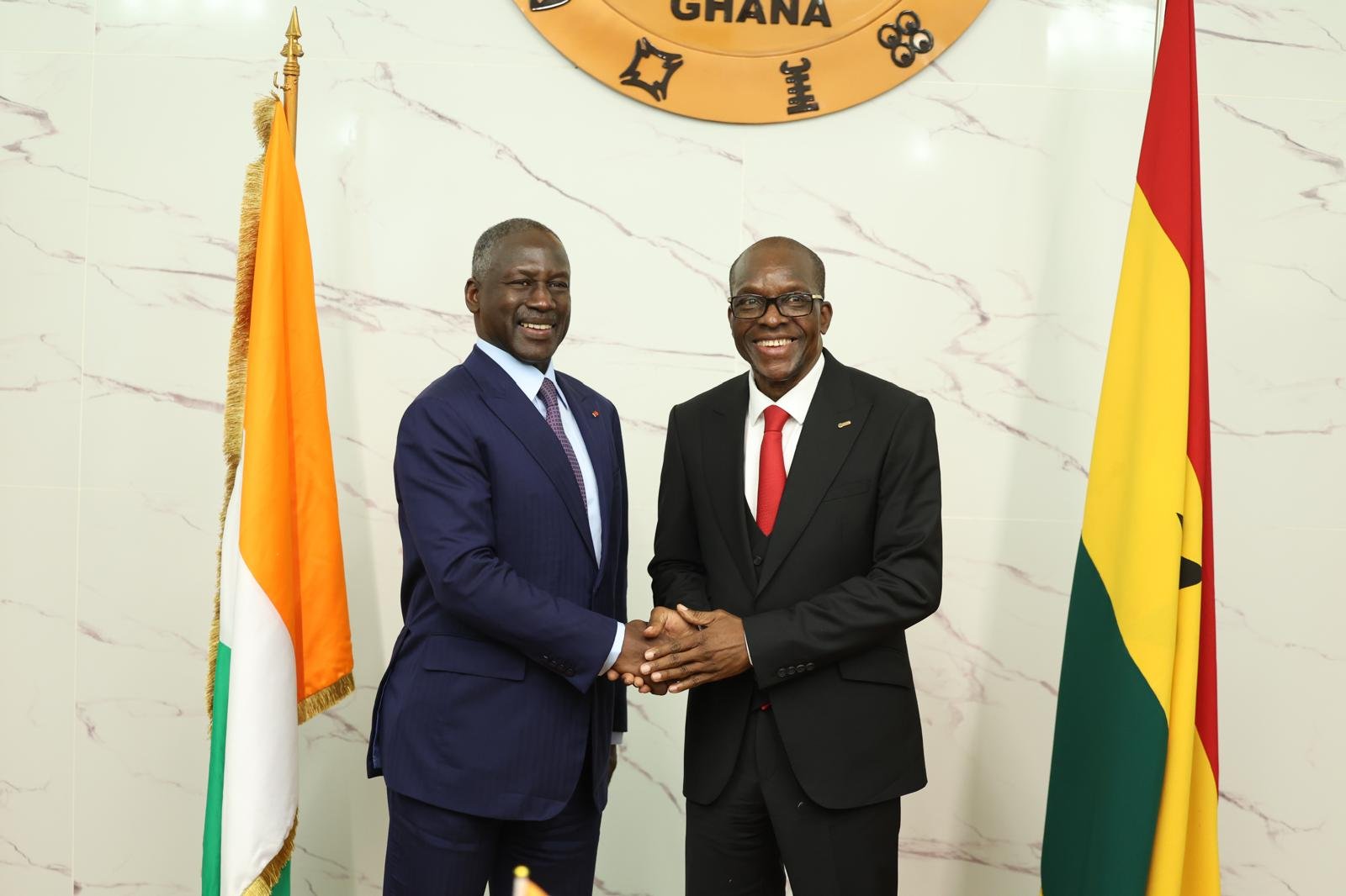 CIV/Diplomatie parlementaire: Adama Bictogo s'entretient à Accra avec son homologue ghanéen et le président Nana Akufo-Addo