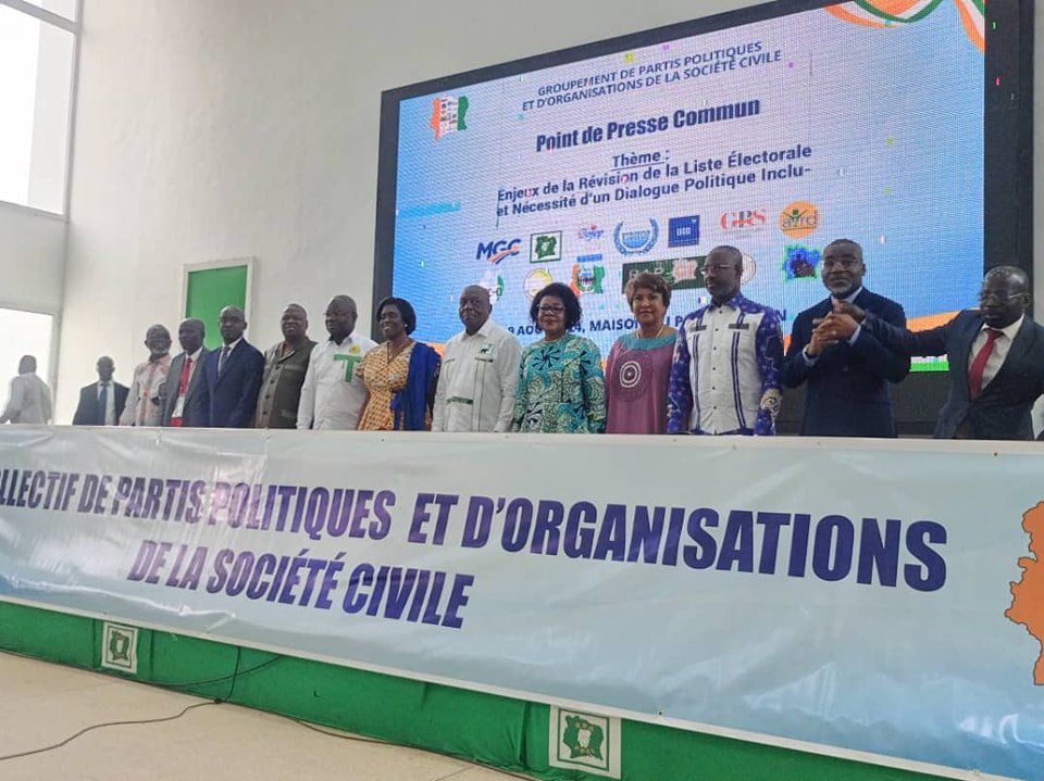 CIV/Présidentielle de 2025: Les partis de Gauche, Droite et Centre veulent construire un groupement uni, solide pour une victoire de l’opposition