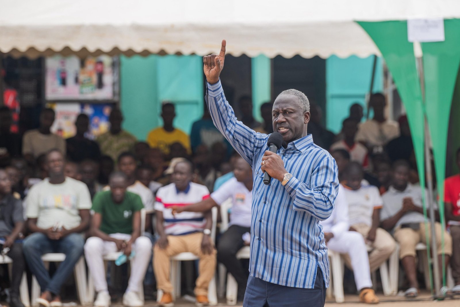 CIV/Présidentielle de 2025 : L’échauffement d’Adama Bictogo avant le début du "match" à Yopougon