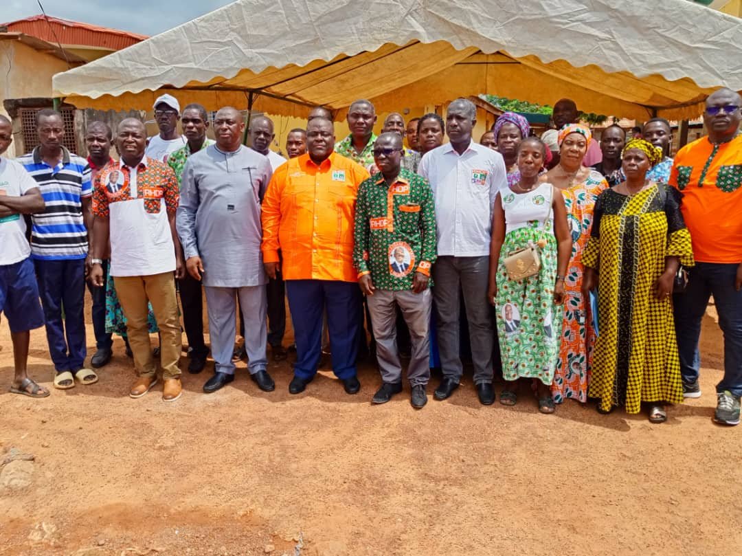 RLE 2024/Moronou: N'guessan Ahondjon Mathias galvanise les militants du RHDP pour atteindre les objectifs du parti
