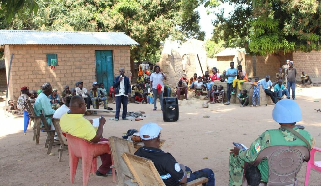 Soulagement de la population de Pougol grâce aux actions de la MINUSCA