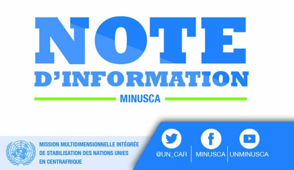 LA FEUILLE DE ROUTE DE LA MINUSCA POUR 2025 EST GUIDEE PAR LE MANDAT CONTENU DANS LA RESOLUTION 2759